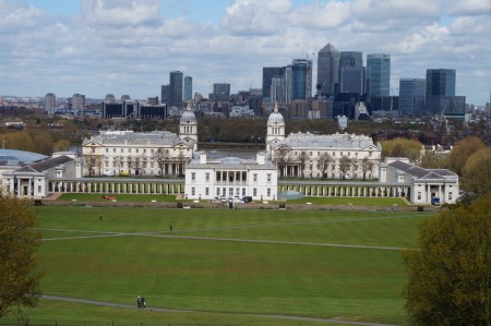 Greenwich Park, National Maritime Museum, Canary Wharf
