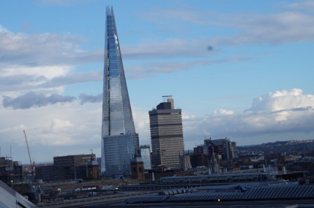 Terrasse du one new change : la Shard